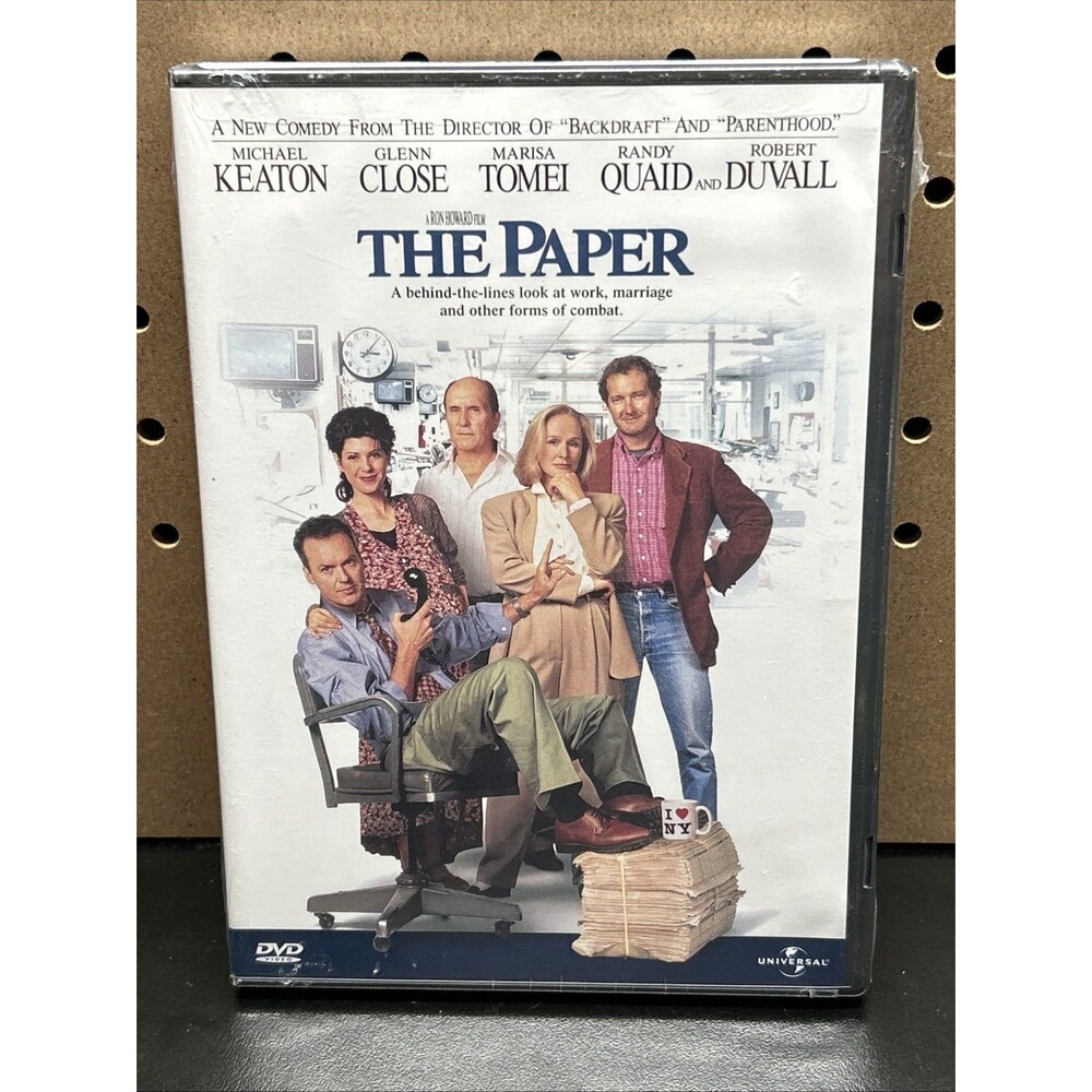 The Paper - DVD, 1994, Region 1, Full Screen, New Sealed